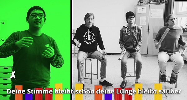 Der 1. Platz und damit 500 Euro geht an die Klasse BS1 der Franz-von Sales-Schule in Ursberg (Bayern). 
Die Klasse hat ein Lied mit Gebärdensprache präsentiert.       
